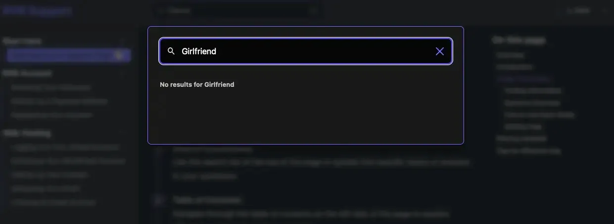 You can't search for a girlfriend